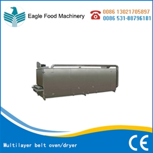 Multilayer belt oven/dryer